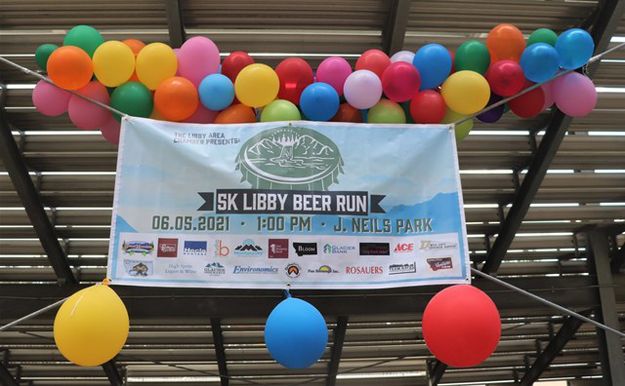 Libby Beer Run Sponsors. Photo by LibbyMT.com.