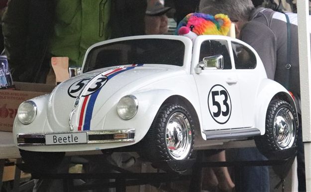 Herbie Pedal Car raffle. Photo by LibbyMT.com.