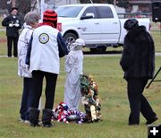 Laying of wreaths. Photo by LibbyMT.com.