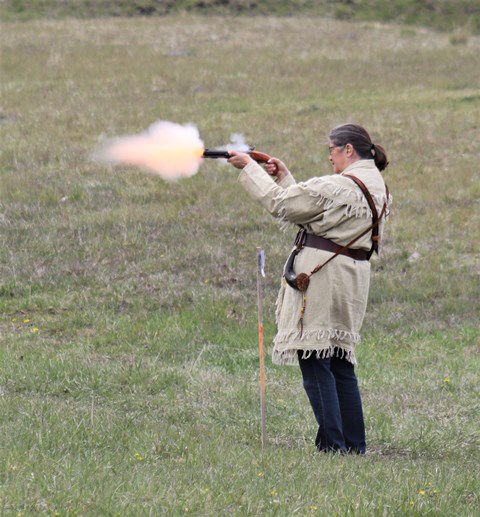 David Thompson Black Powder Shoot. Photo by LibbyMT.com.