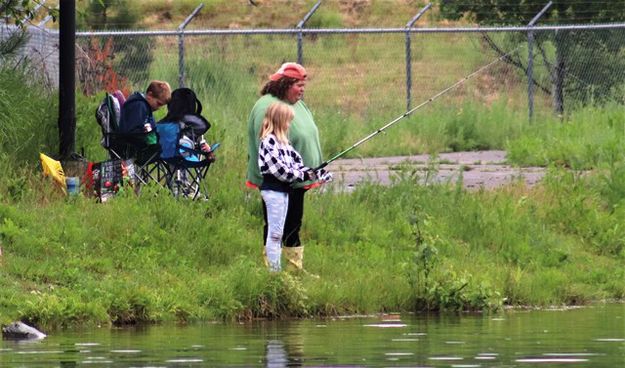 Family fishing day. Photo by LibbyMT.com.