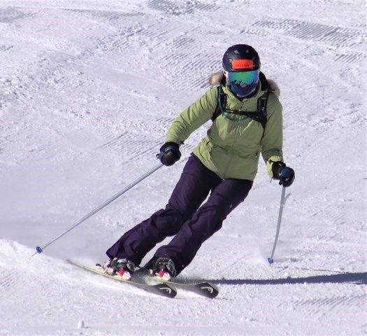 A skier. Photo by LibbyMT.com.