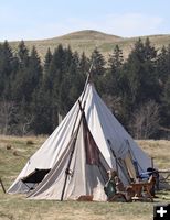 Tepee camping. Photo by LibbyMT.com.