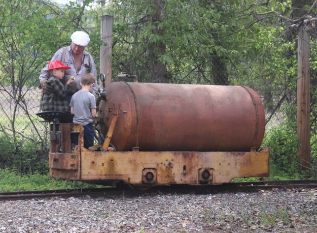 Underground locomotive. Photo by LibbyMT.com.