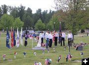 Call for laying of wreaths. Photo by LibbyMT.com.