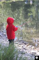 Little angler. Photo by LibbyMT.com.