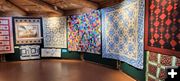 Quilt display in the Tower Gallery. Photo by LibbyMT.com.