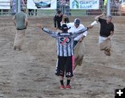Potato sack race. Photo by LibbyMT.com.