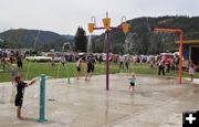Splash pad cool-down. Photo by LibbyMT.com.
