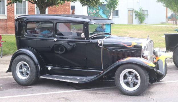 1930 Ford Model A Tudor. Photo by LibbyMT.com.