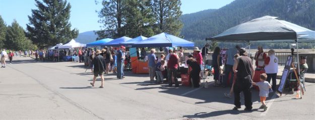 Community organizations were on hand. Photo by LibbyMT.com.