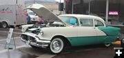 <center>1956 Oldsmobile</center> <center>Rocket 88</center>. Photo by LibbyMT.com.