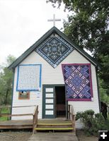 Historical Village church. Photo by LibbyMT.com.