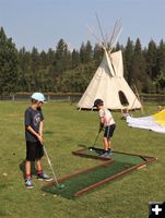 Mini golf for the kids. Photo by LibbyMT.com.