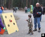 Beanbag toss. Photo by LibbyMT.com.