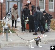 <center>McGruff the Crime Dog</center> <center>at the Police Station</center>. Photo by LibbyMT.com.
