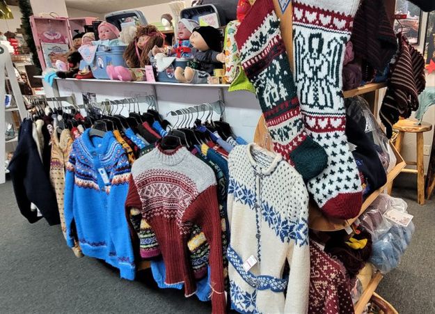 Knitted items. Photo by LibbyMT.com.