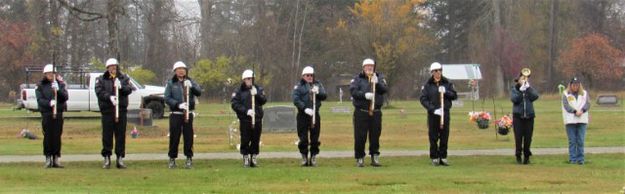 During taps. Photo by LibbyMT.com.