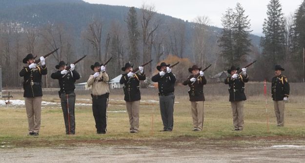 Missoula County Sheriff's Office Honor Guard. Photo by LibbyMT.com.