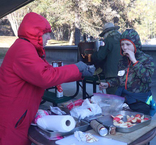 Snack time. Photo by LibbyMT.com.