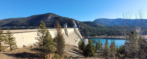 A beautiful day at the dam. Photo by LibbyMT.com.