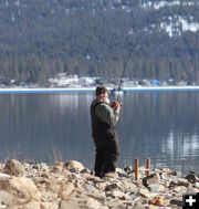 Bank fishing. Photo by LibbyMT.com.