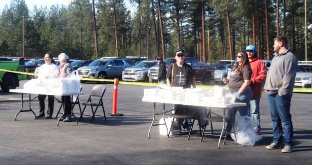 Doughnut duty. Photo by LibbyMT.com.