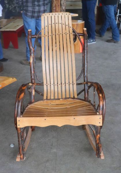 Traditional hickory rocker. Photo by LibbyMT.com.