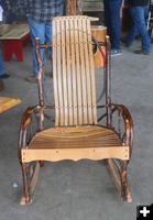 Traditional hickory rocker. Photo by LibbyMT.com.