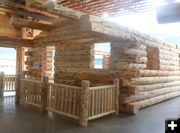 Log cabin. Photo by LibbyMT.com.
