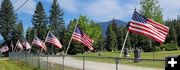 Flags for the fallen. Photo by LibbyMT.com.