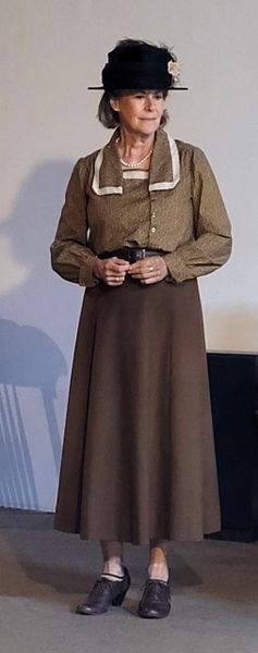 Mary Jane Bradbury as Jeanette Rankin. Photo by LibbyMT.com.