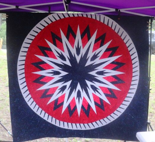 Kootenai Valley Quilt Guild raffle quilt. Photo by LibbyMT.com.