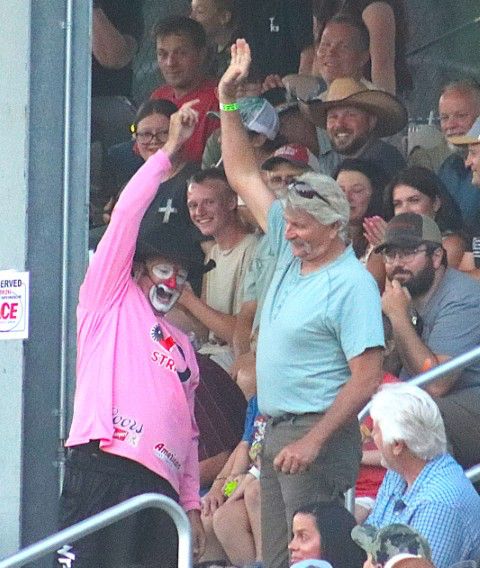 <center>He won a pair</center> <center>of new jeans</center>. Photo by LibbyMT.com.
