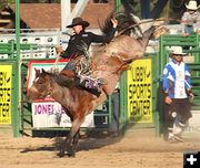 Saddle Bronc starts it off. Photo by LibbyMT.com.