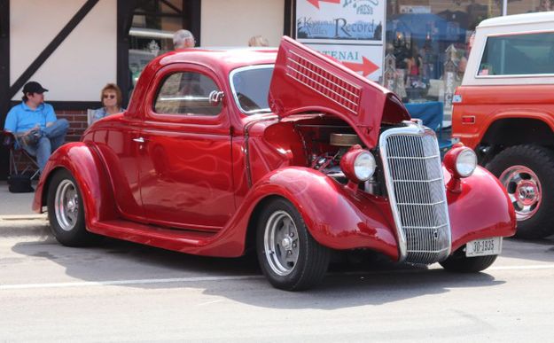 <center>1935 Ford Coupe</center> <center>3 Window</center>. Photo by LibbyMT.com.