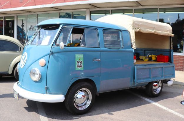 <center>1966 Volkswagon</center> <center>Double Cab</center>. Photo by LibbyMT.com.