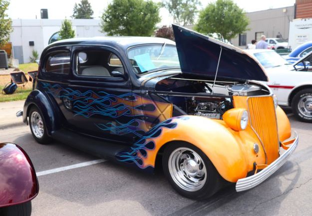 <center>1936 Ford Model 68</center> <center>Tudor Custom</center>. Photo by LibbyMT.com.
