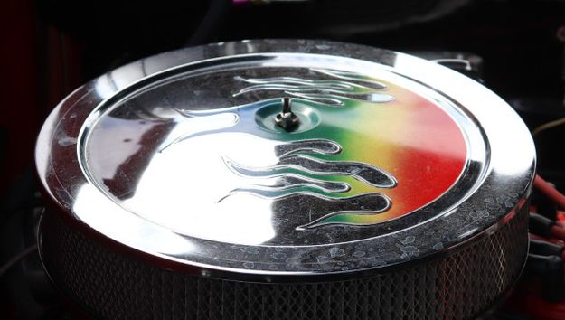 Custom air cleaner. Photo by LibbyMT.com.