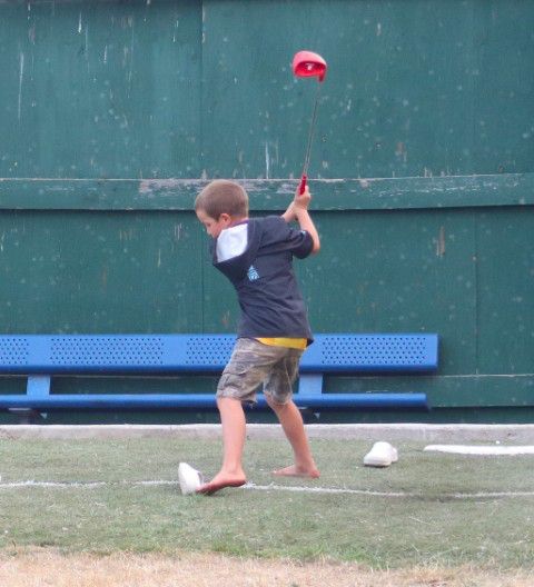 There was golf practice. Photo by LibbyMT.com.