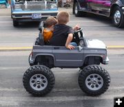 This is the way to see the car show. Photo by LibbyMT.com.