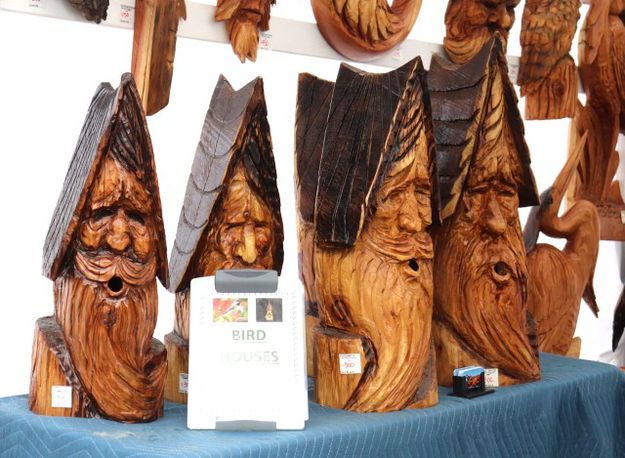Jeffrey Samudosky Birdhouses. Photo by LibbyMT.com.