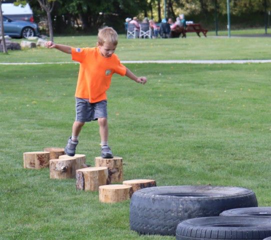 Obstacle course for kids. Photo by LibbyMT.com.