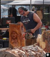 <center>Jamie Doeren's</center> <center>quick carve</center>. Photo by LibbyMT.com.