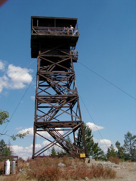 Swede Mtn Lookout Tower. Photo by LibbyMT.com.