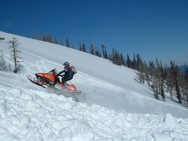 Snowmobiling Fun. Photo by Adam Carr.