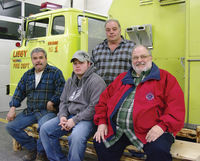 From left: Joe, Brent, Gary and Tom Wood. Photo by Kootenai Valley Record.