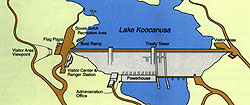 Libby Dam Recreational Map