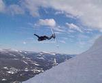 Skiing on Turner Mountain. Photo by Kent Johnson.