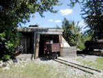 Replica of Snowshoe Mine tunnel